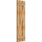 Ekena Millwork Spaced Board-n-Batten Shutters w/Z-Bar, Rough Sawn Western Red Cedar, 17 1/8W x 60H, PR RBS06Z17X060RWR - alternate 4